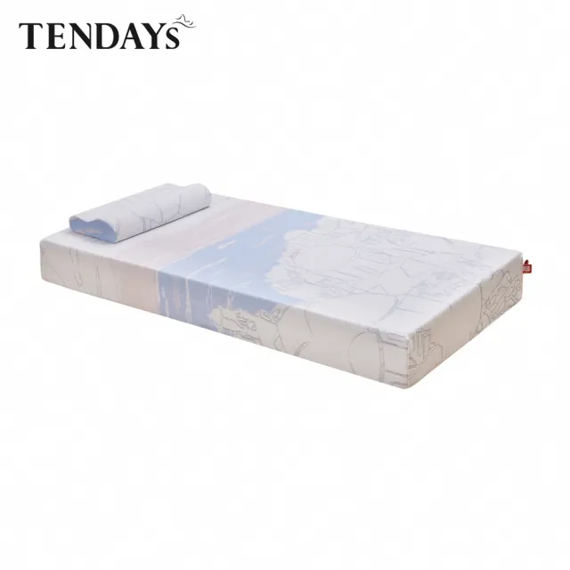 【TENDAYS】希臘風情紓壓床墊3.5尺加大單人(20cm厚 記憶床墊)