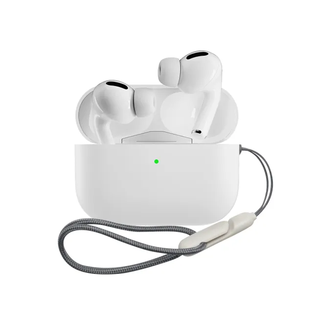 【Apple】保護套+掛繩組AirPods Pro 2 (USB-C充電盒)