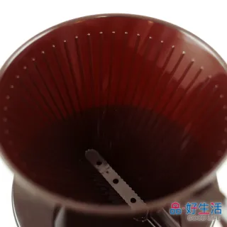 【GOOD LIFE 品好生活】日本製 手沖三孔咖啡濾杯（咖啡色）(日本直送 均一價)