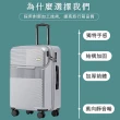 【正茂】24吋多功能行李箱 前置開口可充電(旅行箱 拉桿箱 登機箱)