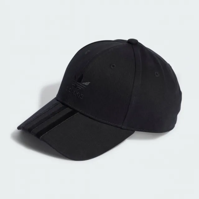 【adidas 愛迪達】帽子 棒球帽 運動帽 遮陽帽 CAP 黑 II0702