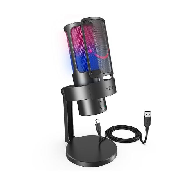 FIFINE A8 PLUS V901 型號 USB 麥克風，專為 PC 平臺設計，適合直播、錄音與線上會議。採用高品質電容頭，提供清晰穩定的音質，易插即用，無需額外驅動。其他品牌入門選擇，支援多種應用場景，提升您的聲音表現力。