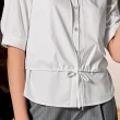 【ILEY 伊蕾】假兩件式層次造型襯衫上衣(白色；M-XL；1241071509)