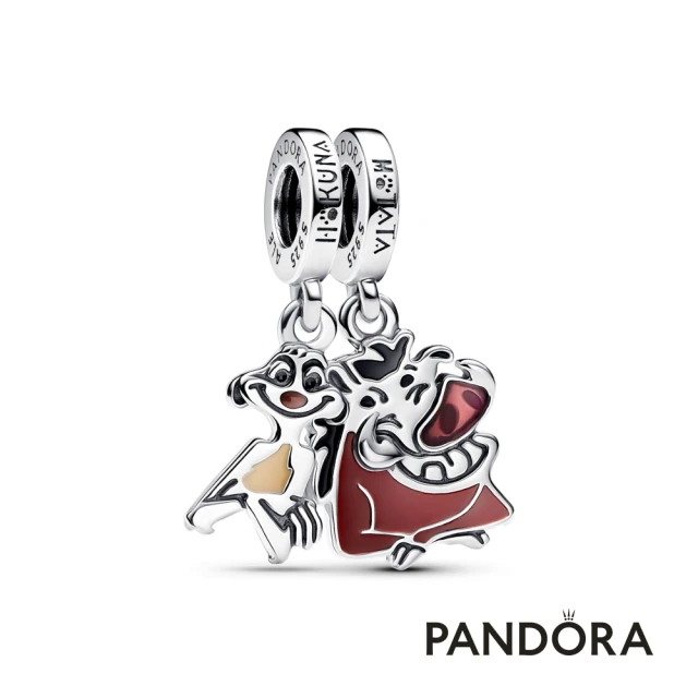 Pandora 潘多拉Pandora 官方直營 迪士尼《獅子王》丁滿與彭彭造型雙吊飾