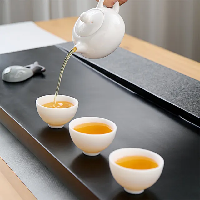 網藝】烏金石茶盤平分秋色60x30x3cm(茶具/茶盤/泡茶盤/茶盤托盤