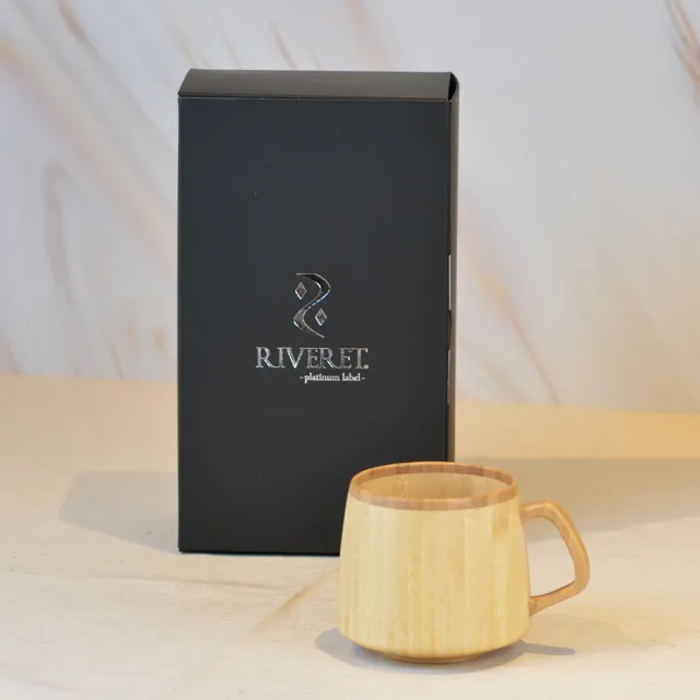 【YU Living 信歐傢居】日本進口 RIVERET孟宗竹布丁法蘭杯 310ml(單件禮盒包裝/2色任選/布丁杯造型)