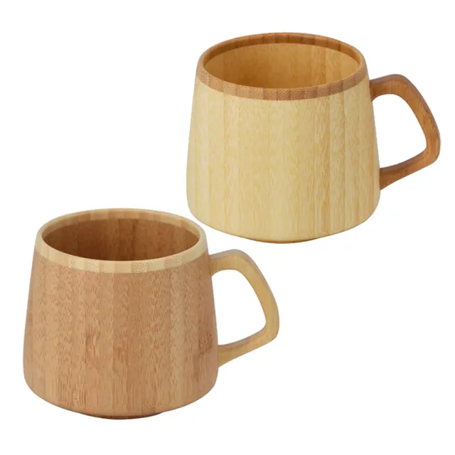 【YU Living 信歐傢居】日本進口 RIVERET孟宗竹布丁法蘭杯 310ml(單件禮盒包裝/2色任選/布丁杯造型)