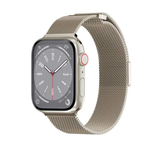 【SwitchEasy 魚骨牌】Apple Watch Mesh 不鏽鋼米蘭磁扣錶帶(Ultra2/Ultra/9/8/7/6/5/4/3/SE)