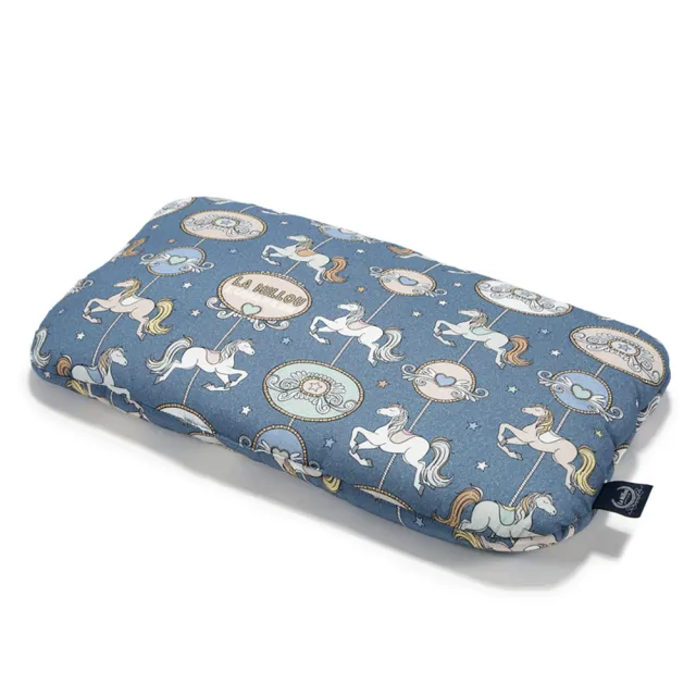 【La Millou】竹纖涼感嬰兒包巾+竹纖涼感小童方枕嬰兒枕(多款可選-贈送禮提袋)
