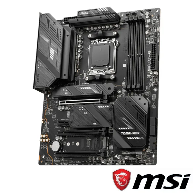【MSI 微星】M+U組合★MAG X670E TOMAHAWK WIFI主機板+AMD R5-7600 CPU(C+M)