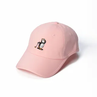 【Munsingwear】企鵝牌 女款粉色精緻刺繡企鵝舒適可調節棒球帽 MLTE0C01