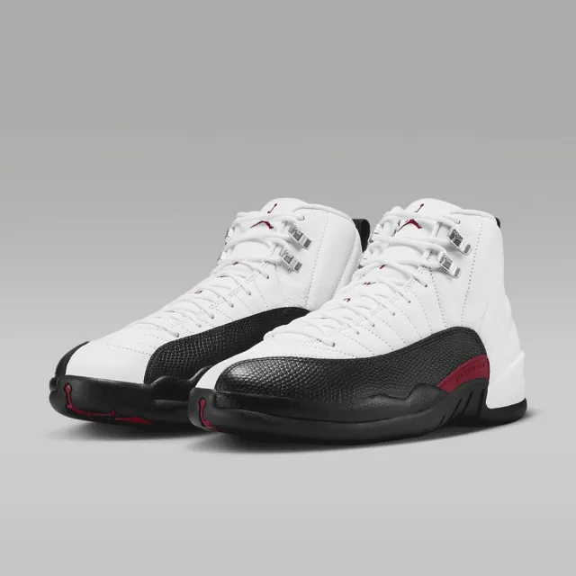 【NIKE 耐吉】籃球鞋 Air Jordan 12 Taxi Flip 2024 紅色計程車 黑白紅 男鞋 CT8013-162