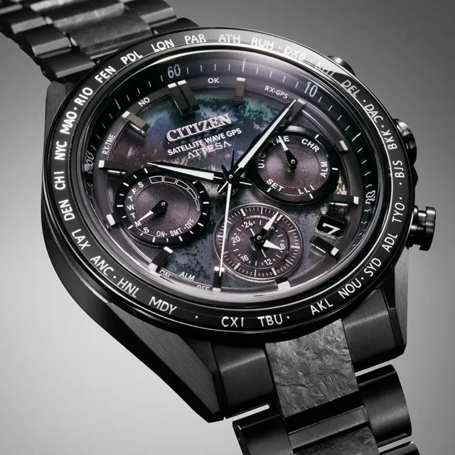 【CITIZEN 星辰】限量HAKUTO-R限定款 GPS衛星對時光動能手錶-44.6mm(CC4065-61Y)