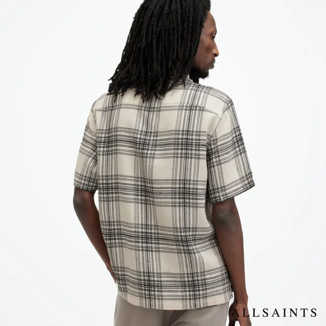 【ALLSAINTS】PADRES 公羊頭骨格紋夏威夷花襯衫 MS520Z(舒適版型)