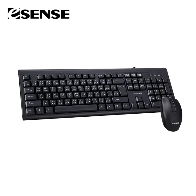 【ESENSE 逸盛】【ESENSE 逸盛】K4500 USB 鍵盤滑鼠組 黑色