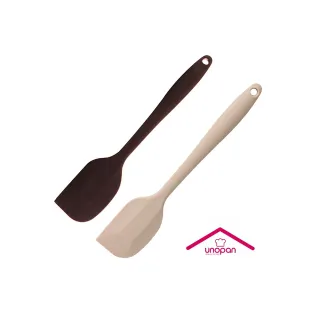 【UNOPAN 屋諾】全矽膠刮刀 烘焙 29cm 矽膠刮刀(UN35140-奶茶色 UN35131-咖啡色)