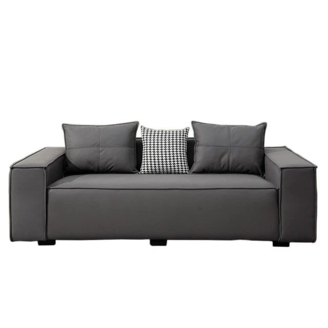 obis 格瑞塔科技布沙發（深灰色）