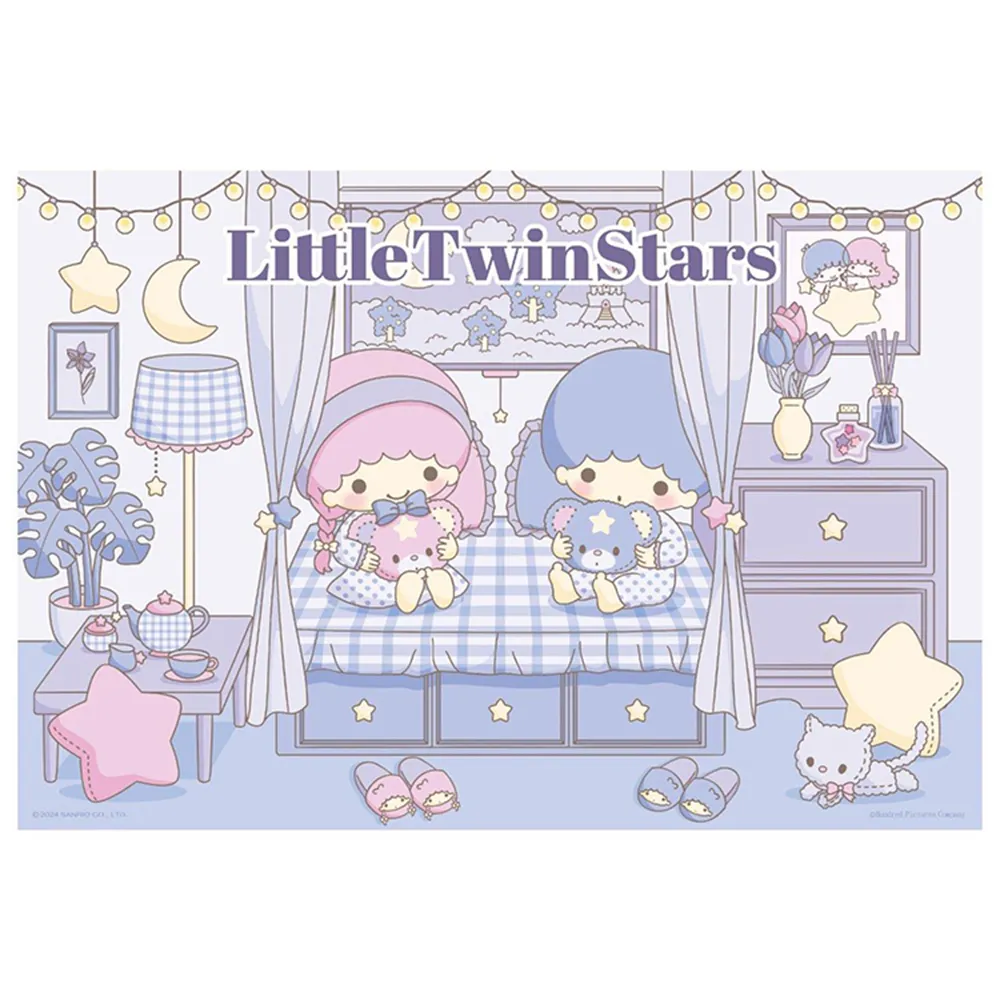 【HUNDRED PICTURES 百耘圖】LittleTwinStars雙星仙子-房間系列-溫馨玩偶屋拼圖300片(三麗鷗)
