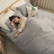【BUHO布歐】贈透氣水洗枕1入 台灣製純棉雙人兩用被套/涼被(多款任選)