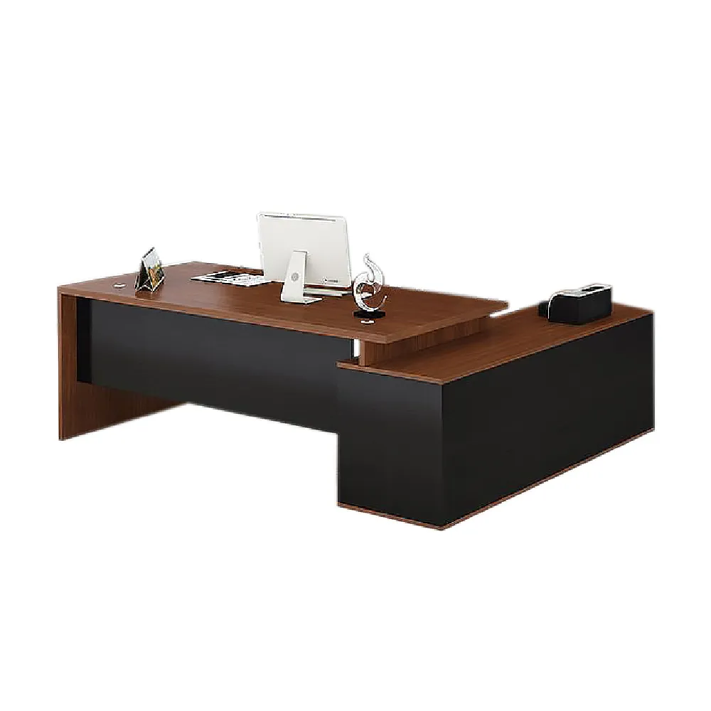 【DE 生活】小型主管電腦桌 L型轉角辦公桌 書桌(寬度1.4米)