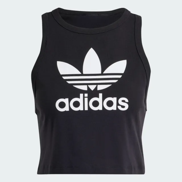 【adidas 愛迪達】運動服 上衣 背心 女上衣 TREFOIL TANK(IU0067)