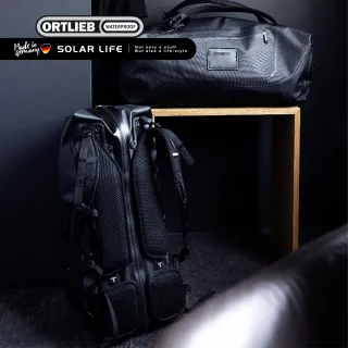 【Ortlieb】雙11 Atrack Metrosphere 34L 黑色壓紋防水背包(溯溪防水包 雙肩機能包 戶外防水袋)