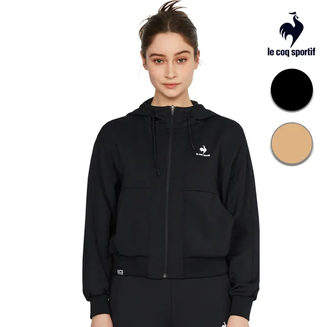 【LE COQ SPORTIF 公雞】休閒經典針織/連帽外套 男女款-2色-LWT61862_LWT62862