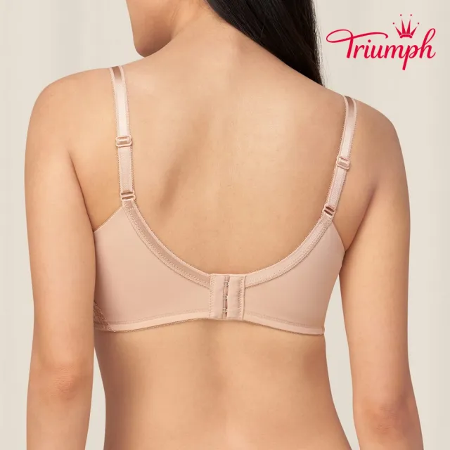 【Triumph 黛安芬】自然美型系列 包覆透氣無鋼圈 D-E罩杯內衣(裸膚色)