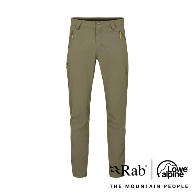 RAB Ascendor Light Pants 輕量防潑水登山長褲 男款 淺卡其 #QFW01