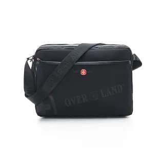 【OverLand】美式十字軍 - LOGO浮印拉鍊側背包(3141)