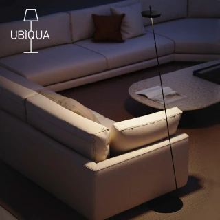 【義大利UBIQUA】Torus Floor 靜謐時光USB充電式直立落地燈-多色可選(觸控檯燈/USB檯燈/護眼檯燈)