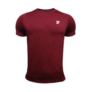 【JNICE 久奈司】MIT斜袖排汗TEE 吸濕透氣排汗衣-酒紅(JT-1051-RD)