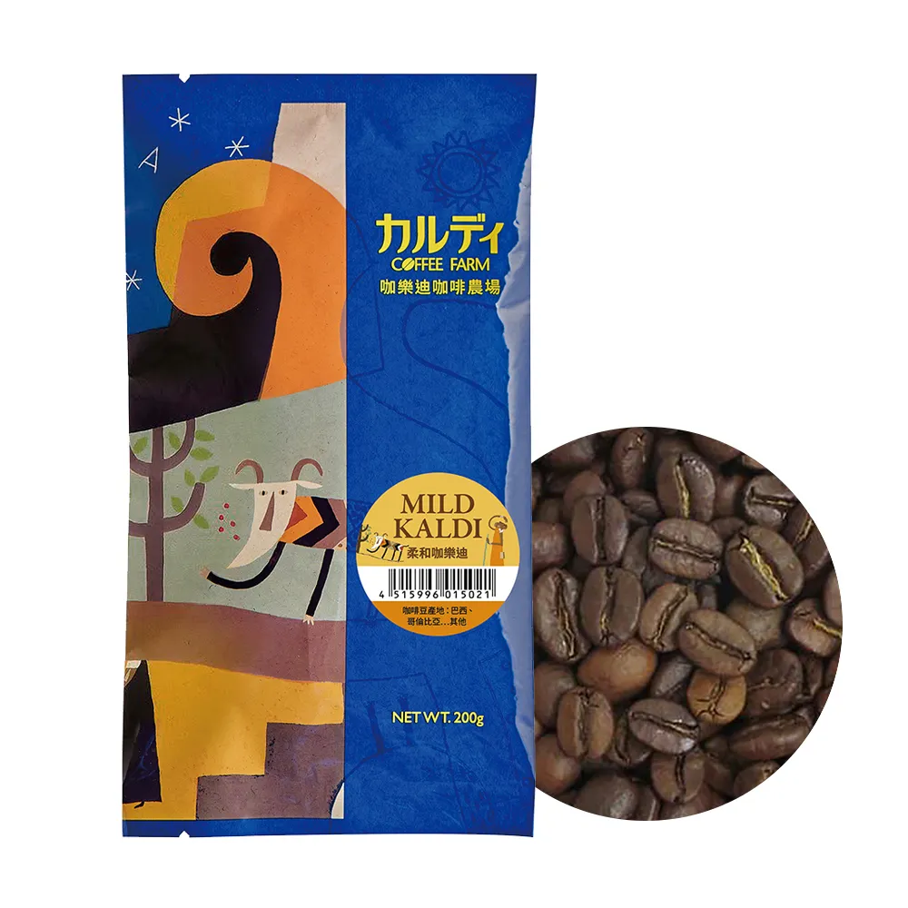 【咖樂迪咖啡農場】柔和咖樂迪咖啡豆x6袋組(200g/袋)