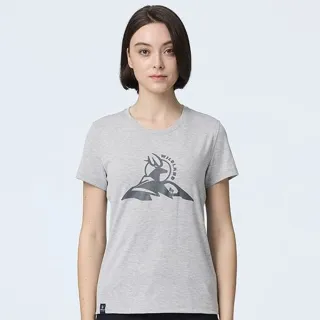 【Wildland 荒野】女 20周年經典紀念T恤.休閒機能短袖圓領衫.運動上衣(0B21611-145 麻灰)