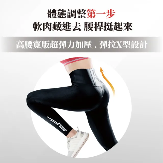 【sNug 給足呵護】體態調整機能壓縮褲(快排塑身褲/防鐵腿/體態雕塑/減緩腿部疲勞/登山褲)