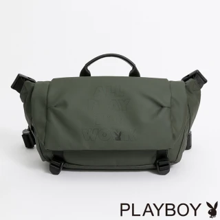 【PLAYBOY】單肩背包 Play系列(綠色)