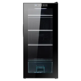 【Baimeisi】93L小型保鮮家用玻璃門茶葉冷藏展示櫃(冷藏冰箱 酒櫃 冷藏櫃 冰吧 紅酒飲料櫃)