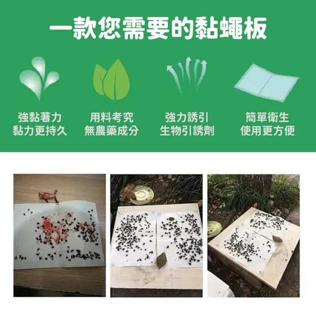 【JOP嚴選】黏蠅板 10張 捕蠅紙 誘蠅紙(黏蠅 果蠅 除蟲)