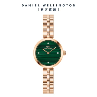 【Daniel Wellington】DW 手錶 Elan Lumine 22mm 孔雀石金屬小圓錶(三色任選)
