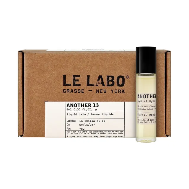 【Le Labo】滾珠香氛油 9ml -多款任選(國際航空版_檀香33/黑茶29/佛手柑22/ANOTHER13/末茶26)