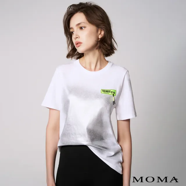 【MOMA】金屬刷色圓領T恤(兩色)