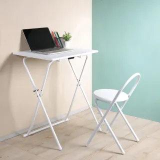 【C&B】和風生活可收納便利桌椅組(萬用桌椅 一桌+一椅 方便桌椅)