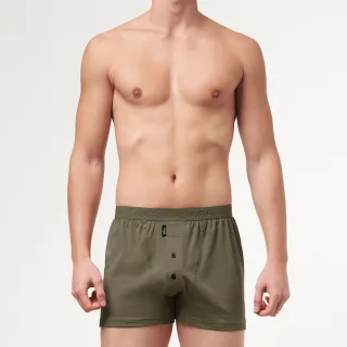 【sloggi Men】ORGANIC COTTON系列寬鬆平口褲(橄欖綠)
