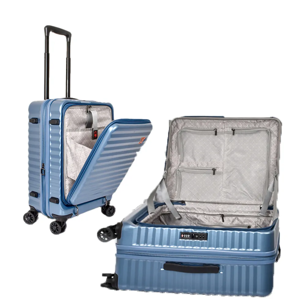 【LUDWIN 路德威】25吋前開式行李箱 TSA鎖前進未來出國旅遊上掀式旅行箱