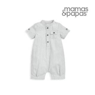 【Mamas & Papas】自然系作家-短袖連身寬褲(3種尺寸可選)