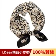 【I.Dear】100%蠶絲歐美圖騰頂級印花真絲領巾小方巾(43色)