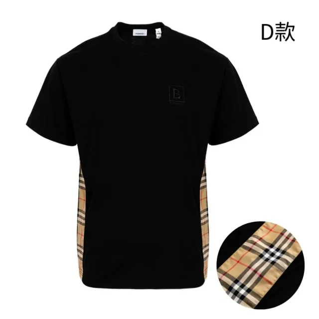 【BURBERRY 巴寶莉】品牌經典短袖上衣(POLO衫/圓領)