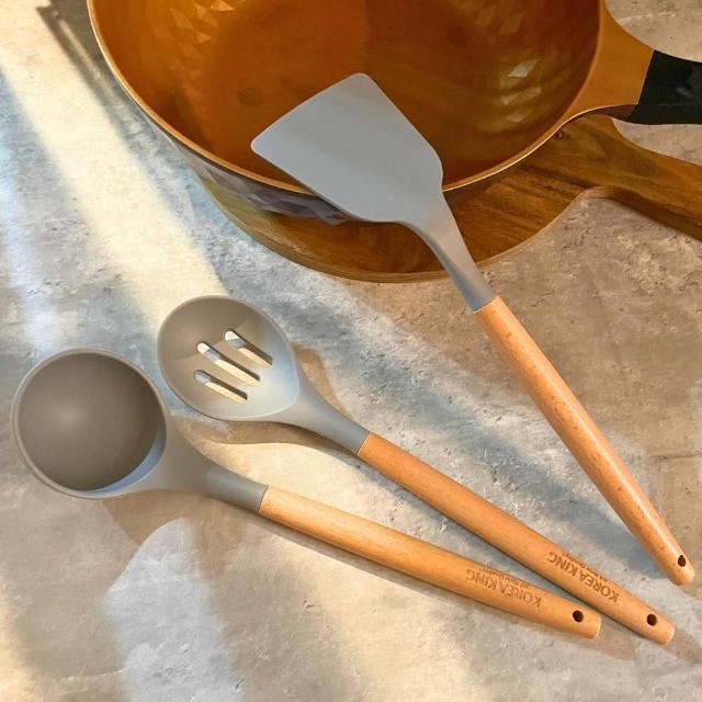 【Korea King】食品級矽膠廚具組(SGS檢驗通過食品級矽膠不傷鍋具)
