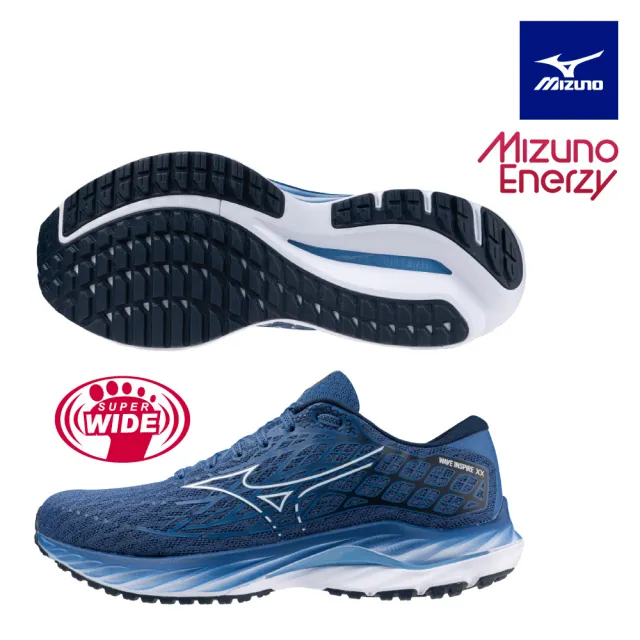 【MIZUNO 美津濃】WAVE INSPIRE 20 男款慢跑鞋 J1GC244401 J1GC244502 J1GC244505 J1GC244506(慢跑鞋)