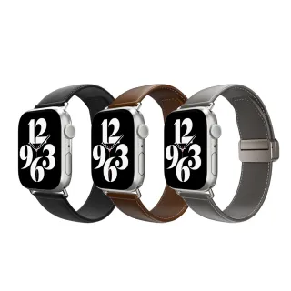 【SwitchEasy】Apple Watch Classic 真皮錶帶(38/40/41mm適用)